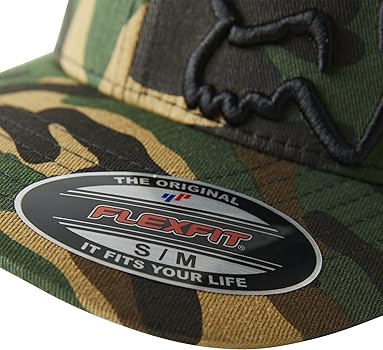 Amazon | Fox メンズ Flex 45 Flexfit 帽子 迷彩柄 XS/S